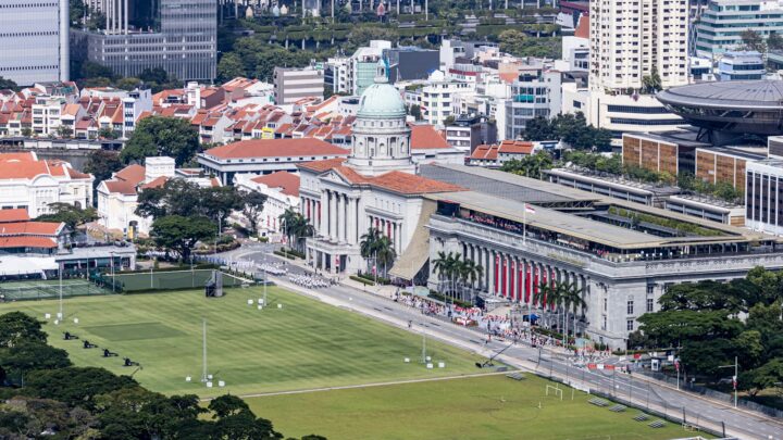 Court building in Singapore's civic district