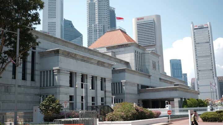 A Singapore courthouse building