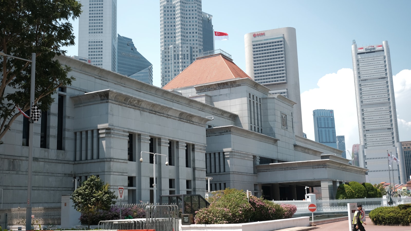 A Singapore courthouse building